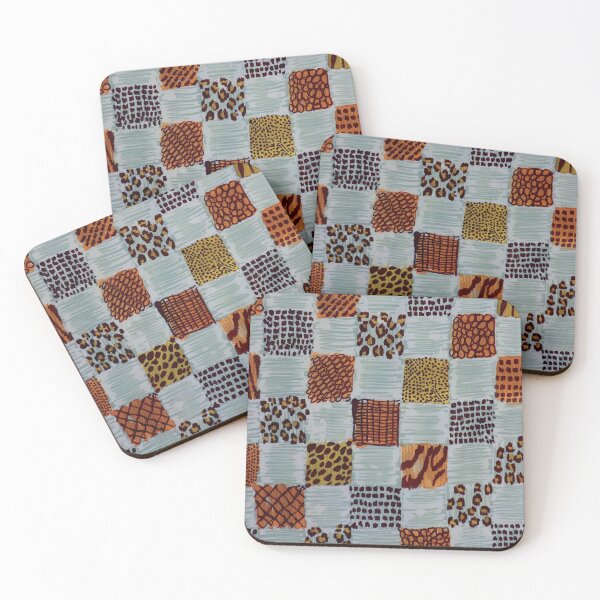 Item preview, Animal Skins Patchwork designed and sold by Leslie Rogers Todder.