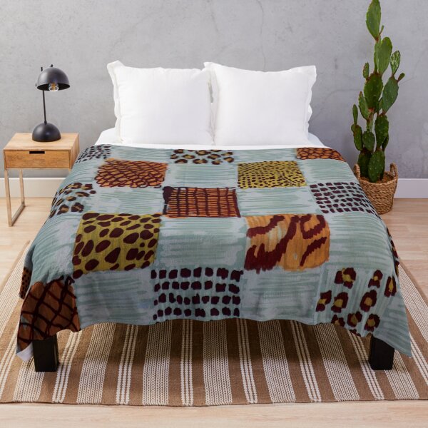 Item preview, Animal Skins Patchwork designed and sold by Leslie Rogers Todder.