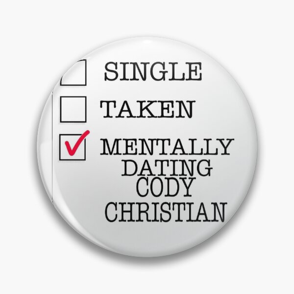 Item preview, Mentally Dating Cody Christian designed and sold by Abi Dillon Connolly.