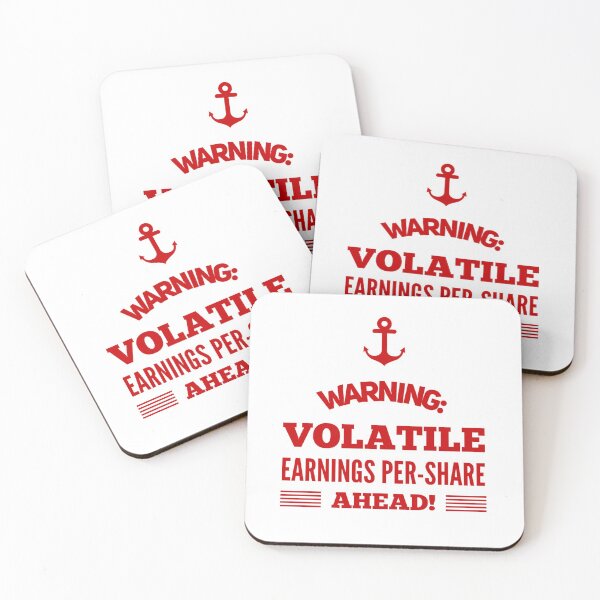 Item preview, Warning:  Volatile Earnings Per-Share Ahead! designed and sold by OfferHeat.