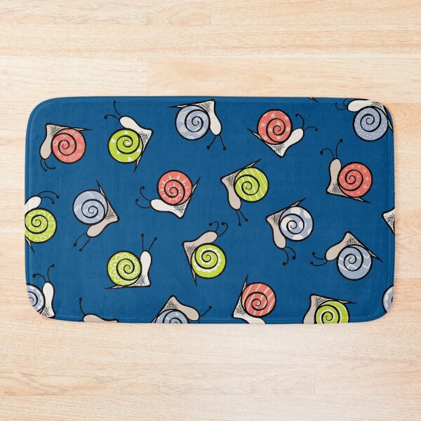 Item preview, Snails on Classic Blue designed and sold by saint-shores.