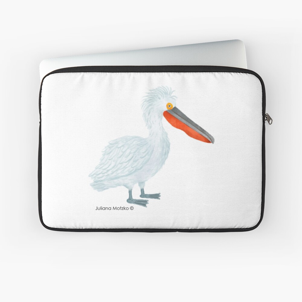 Dalmatian Pelican Laptop Sleeve
