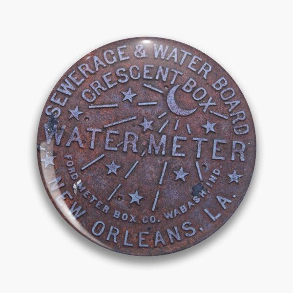 Item preview, Water Meter New Orleans designed and sold by lucienchip.