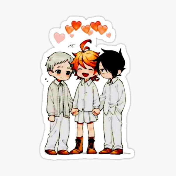 The Promised Neverland Faceless Character Stickers V1 TPN / 