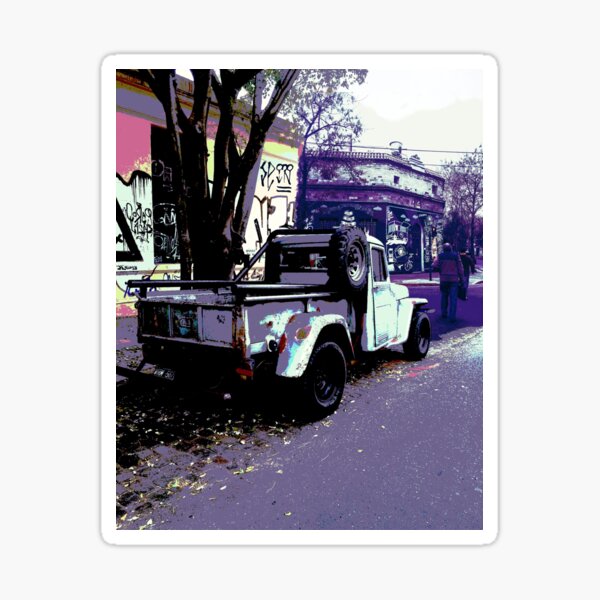 Purple way Sticker
