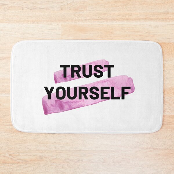 Item preview, Trust Yourself Pink Watercolor Positive Affirmation designed and sold by ArianaDagan.