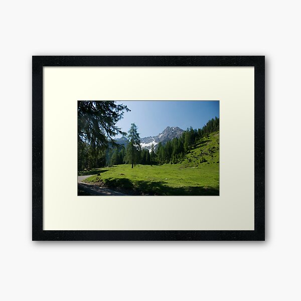Hike to Griesbachalm Framed Art Print