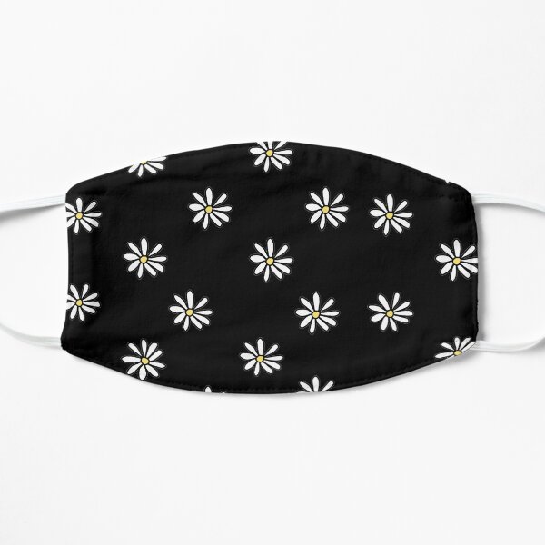 Daisy Doodle Cute Floral Flat Mask