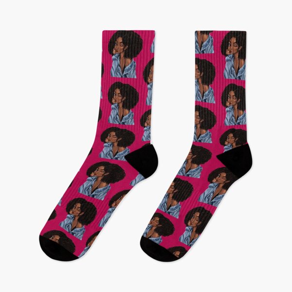 Item preview, Curly hair black girl art designed and sold by Lydia Kelley.