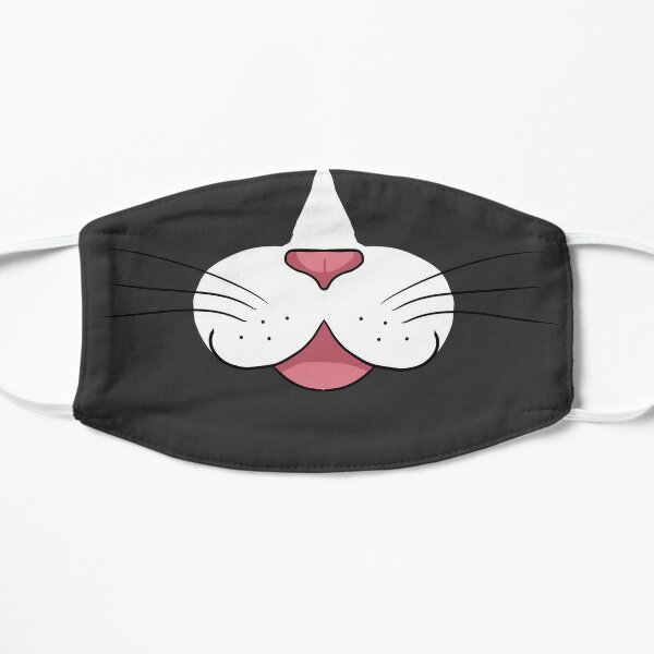 Tuxedo Cat Face Masks | Redbubble