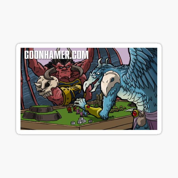 The Great Game Goonhammer Sticker