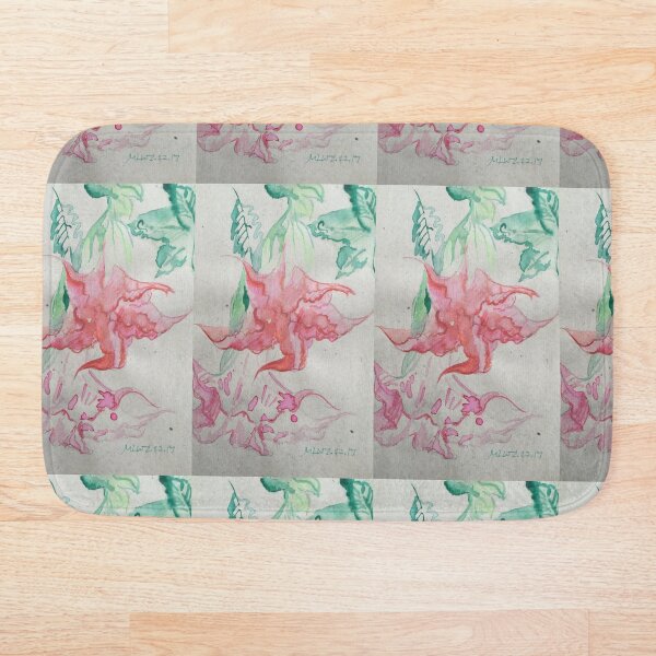 Summer Blooms Bath Mat