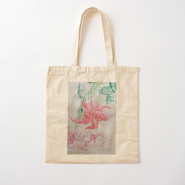 Summer Blooms Cotton Tote Bag