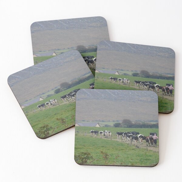 Aperçu de l'œuvre Agriculteur et vaches Dingle Irlande créée et vendue par Autographix.