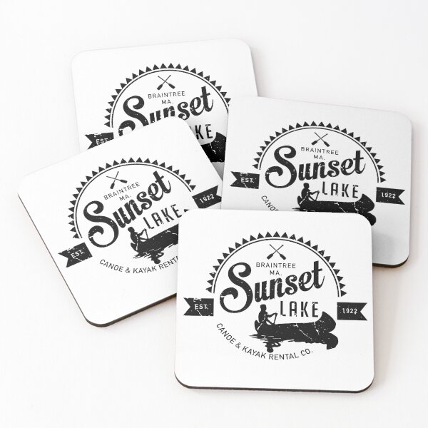Item preview, Sunset Lake Canoe & Kayak Rental Co., Braintree, MA designed and sold by houghsneckt.