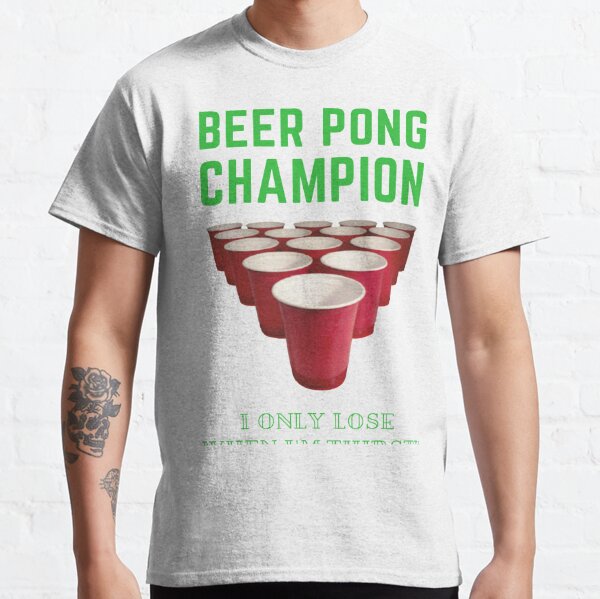 beer pong champion t shirt