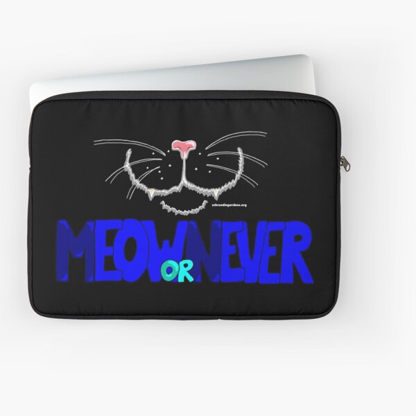 Item preview, Meow or Never & Nosy Cat auf Schwarz 2 designed and sold by Schrödingers Box.