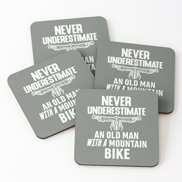 Item preview, Never Underestimate An Old Man With A Mountain Bike : funny mountain bike designed and sold by UMED :).