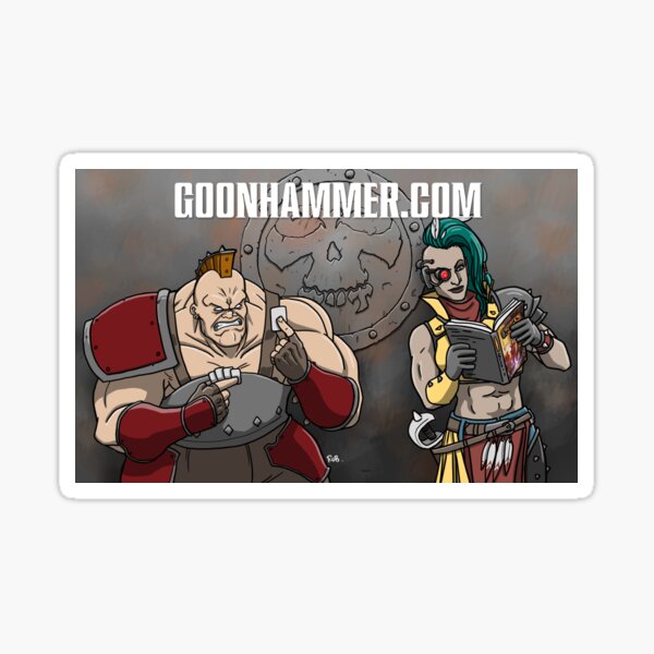 GOONHAMMER NECROMUNDAYS BANNER Sticker