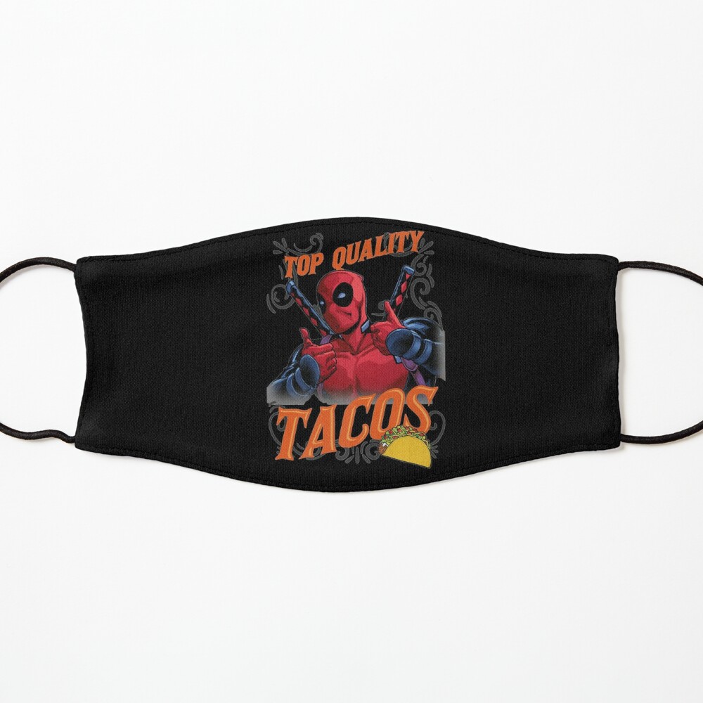 Funny Gifts Deadpool S Top Quality Tacos Mask By Michelleleanno Redbubble - roblox deadpool mask