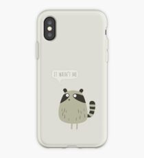 Raccoon iPhone Case