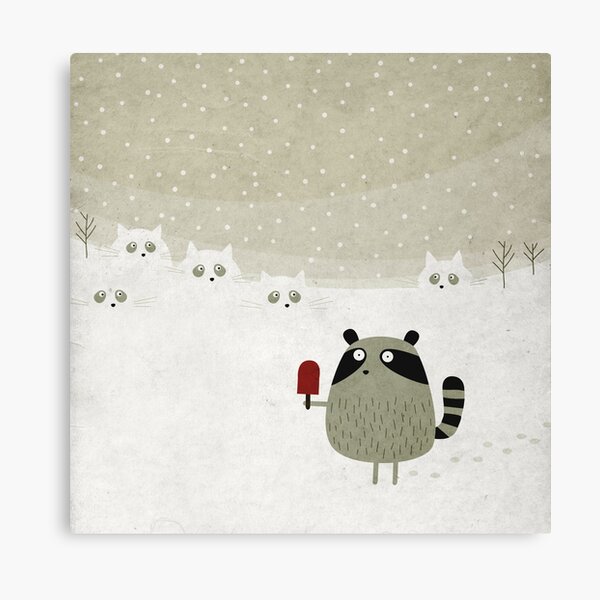 Raccoon Canvas Print