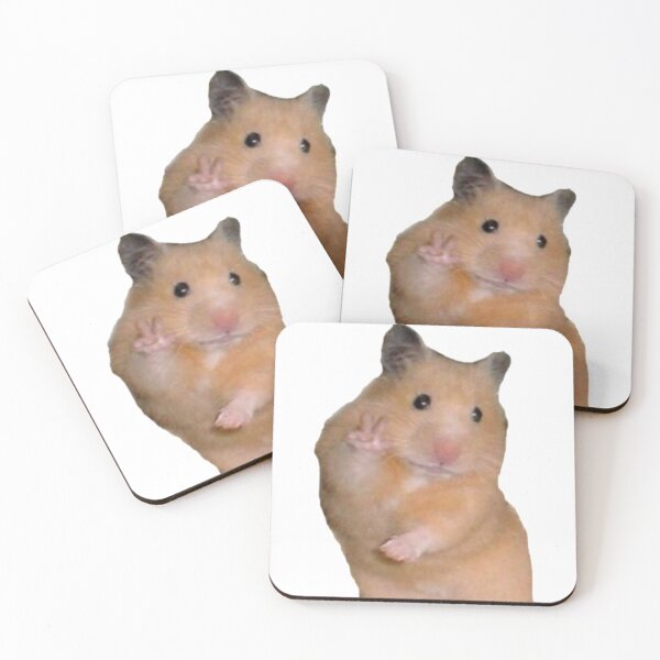 Item preview, Hamster Peace Meme designed and sold by Kelsey Stroud.