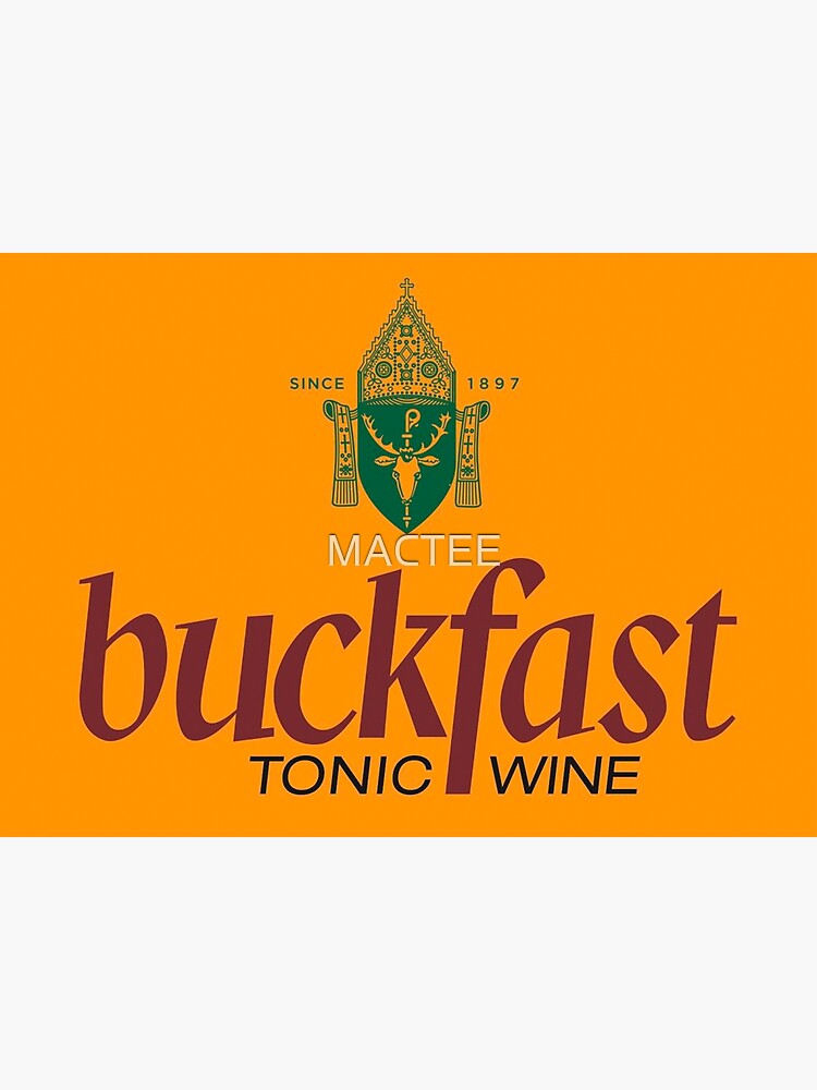 "Buckfast " Sticker for Sale by MACTEE Redbubble