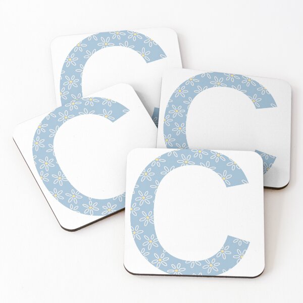 Item preview, C with Flower Print designed and sold by Brianna Q’s Art!!.