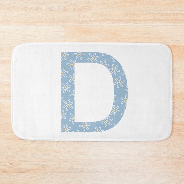 Item preview, D with Flower Print designed and sold by Brianna Q’s Art!!.