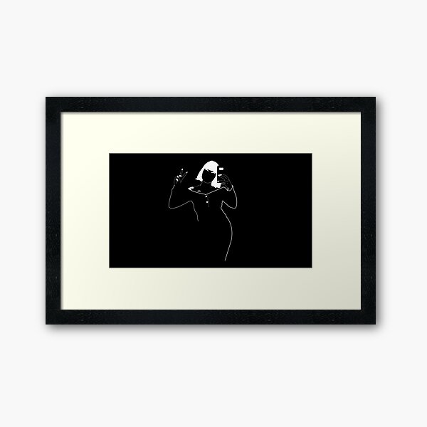 Vampy Vibes Alt Framed Art Print
