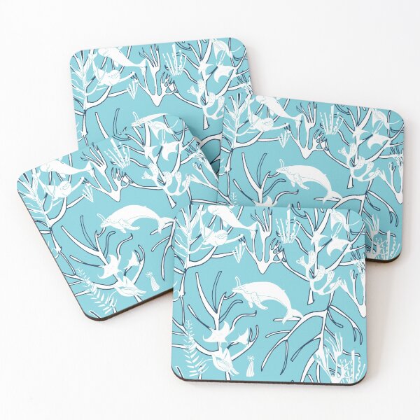 Item preview, Nautical Toile de Jouy Grey Light Blue designed and sold by susycosta.