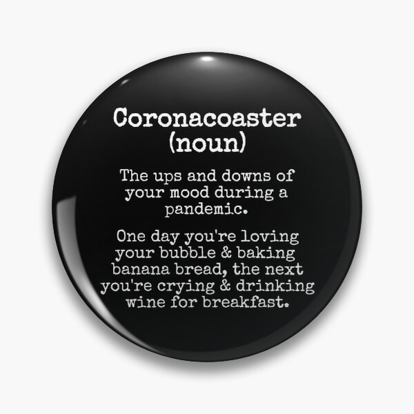 Item preview, Coronacoaster Definition | Quarantine 2020 | Lockdown Lingo designed and sold by 4wordsmovement.