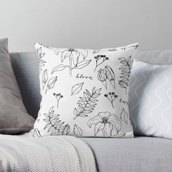 Easter Lily Celebration Throw Pillow