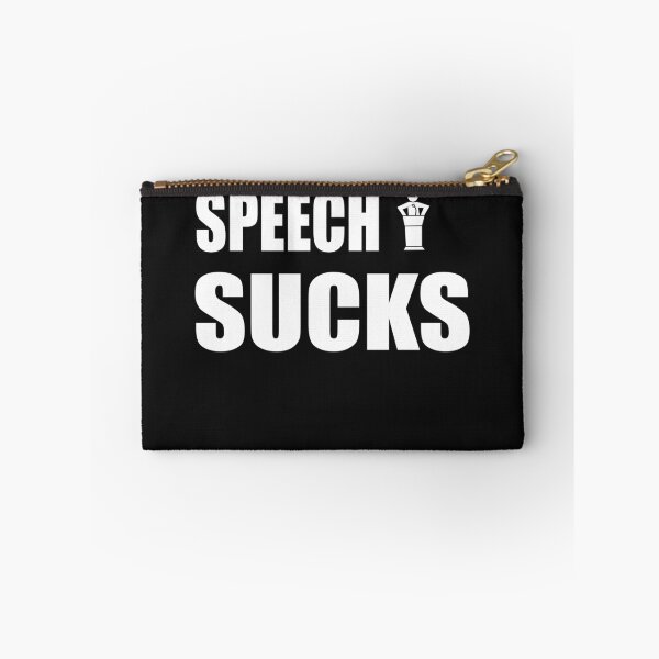 Item preview, SPEECH SUCKS T-SHIRT designed and sold by bigerdan.