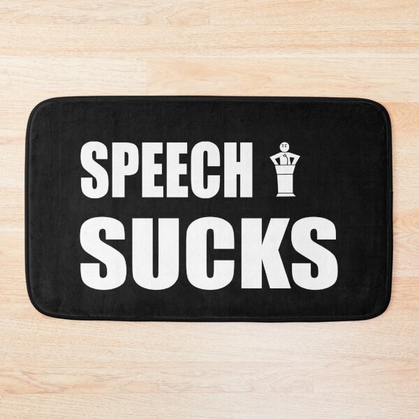 Item preview, SPEECH SUCKS T-SHIRT designed and sold by bigerdan.