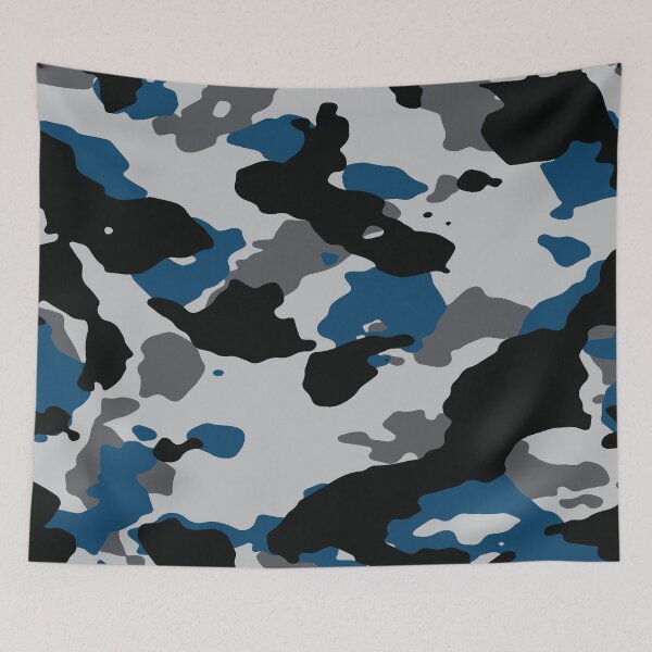 Item preview, Blue and Grey Camo designed and sold by Brian Kroijer.