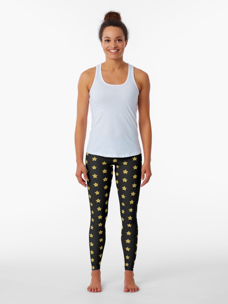 gold star leggings