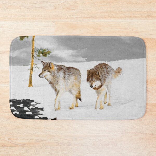 Item preview, Wolves in Snow designed and sold by alpendesigns.