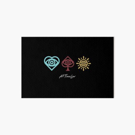 All Time Low Logo Trio Name Art Board Print