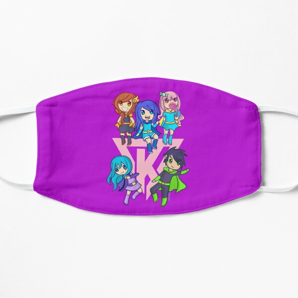 Itsfunneh Face Masks Redbubble - karina and freddy roblox royal high school