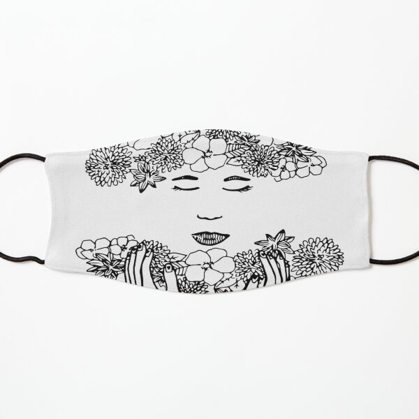 Floral Meditation Kids Mask