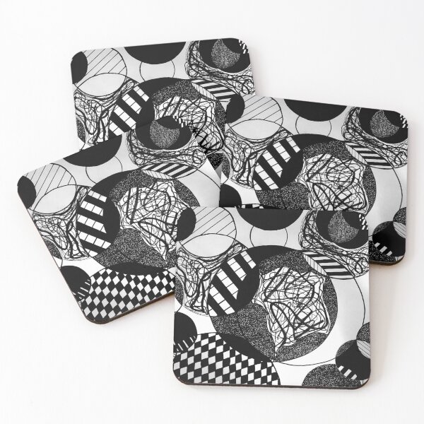 Item preview, black and white abstract designed and sold by Jenna Kettner.