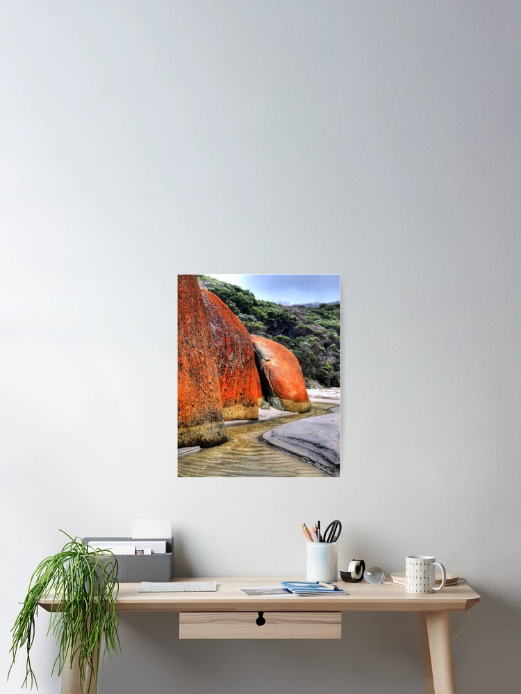 Thumbnail 2 of 3, Poster, Red Rocks designed and sold by Fire Dragon Artistry.