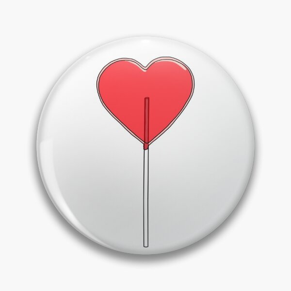 Item preview, red heart lollipop designed and sold by jaquemv.