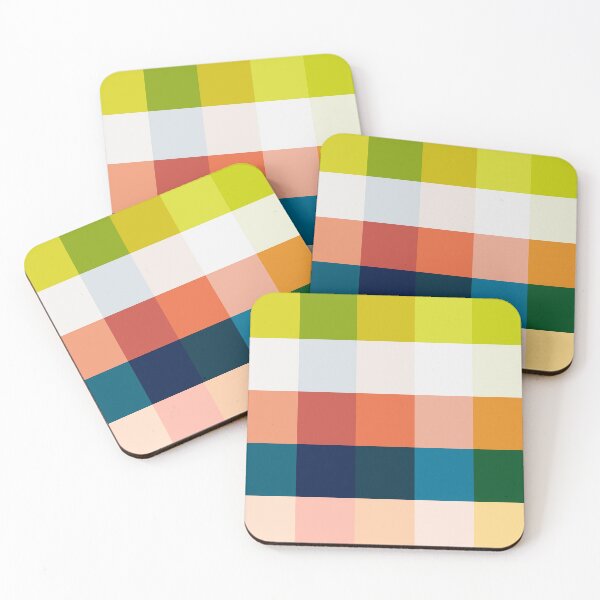 Item preview, Colorful Gingham designed and sold by oppositedge.