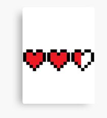 Zelda Heart Container Canvas Print