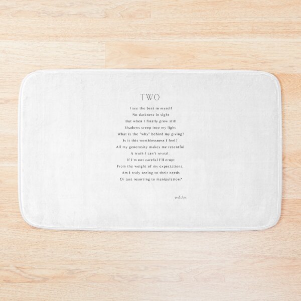Item preview, Second Enneagram Two Poem designed and sold by rdvisual.