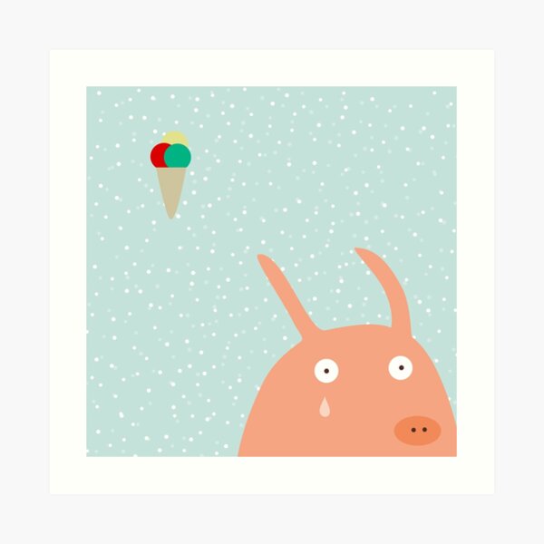 Ice cream dreams Art Print