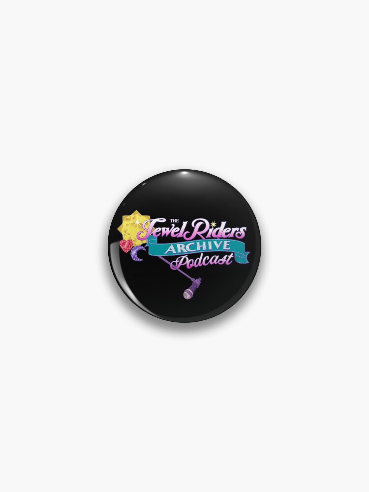 Thumbnail 1 of 3, Pin, The Jewel Riders Archive Podcast designed and sold by jewelriders.